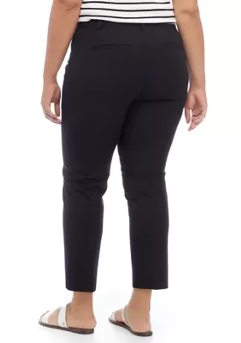 Plus Cary Fly Front Bi-Stretch Pants