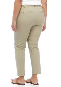 Plus Cary Fly Front Bi-Stretch Pants