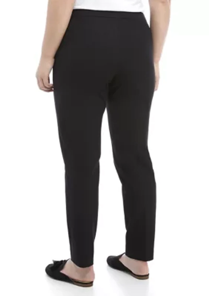 Plus Ashley Bi Stretch Pull On Pants