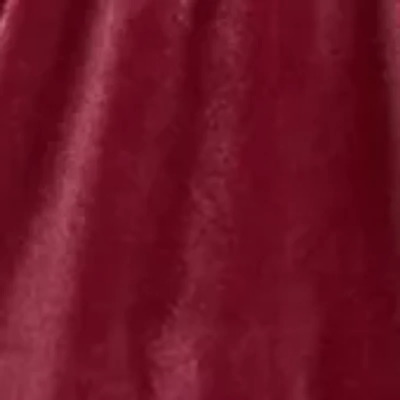 Plus Velvet Smocked Dress