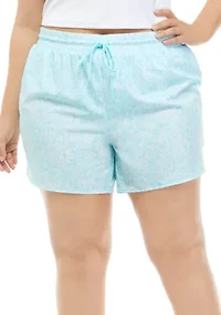 Plus Elastic Shorts