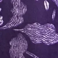 Plus Printed Top with Gathered Shoulders