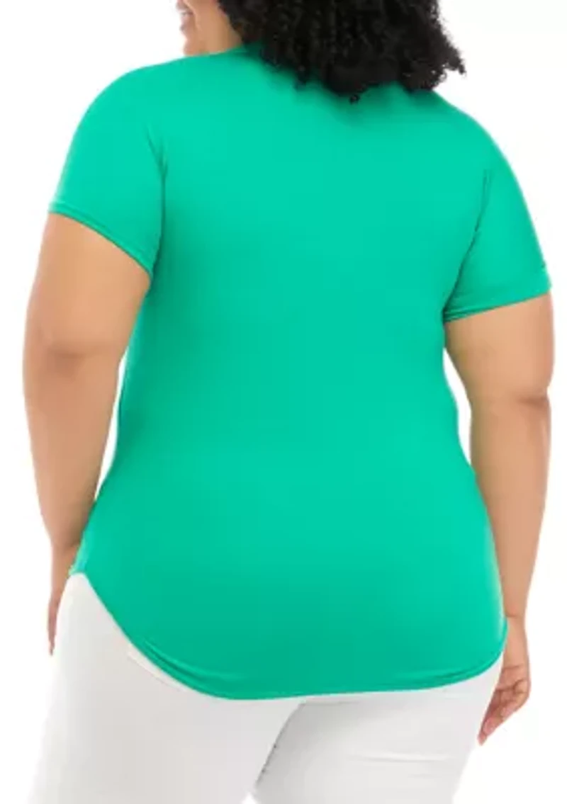 Plus Dolman Sleeve Tunic Top