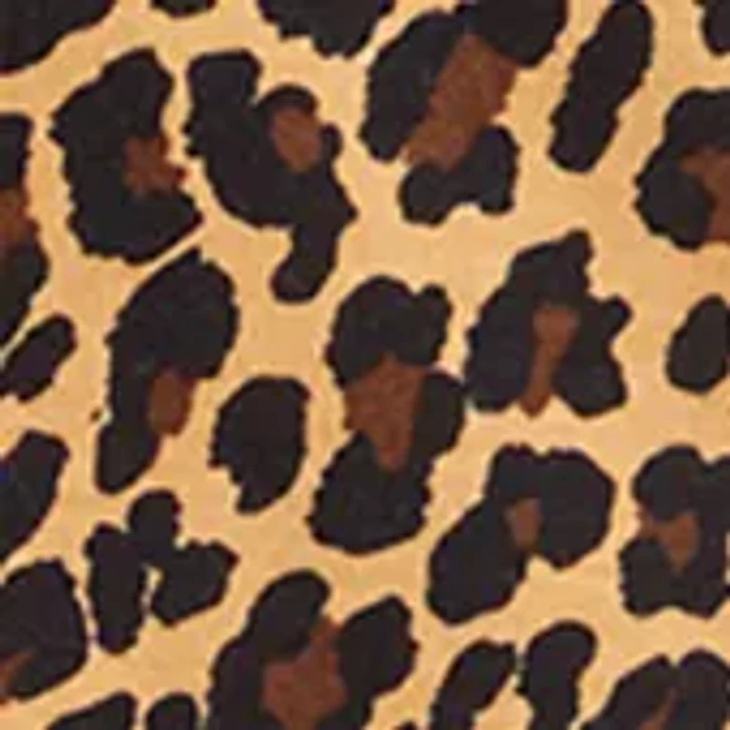 Plus Animal Print Pintuck Top