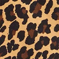 Plus Animal Print Pintuck Top