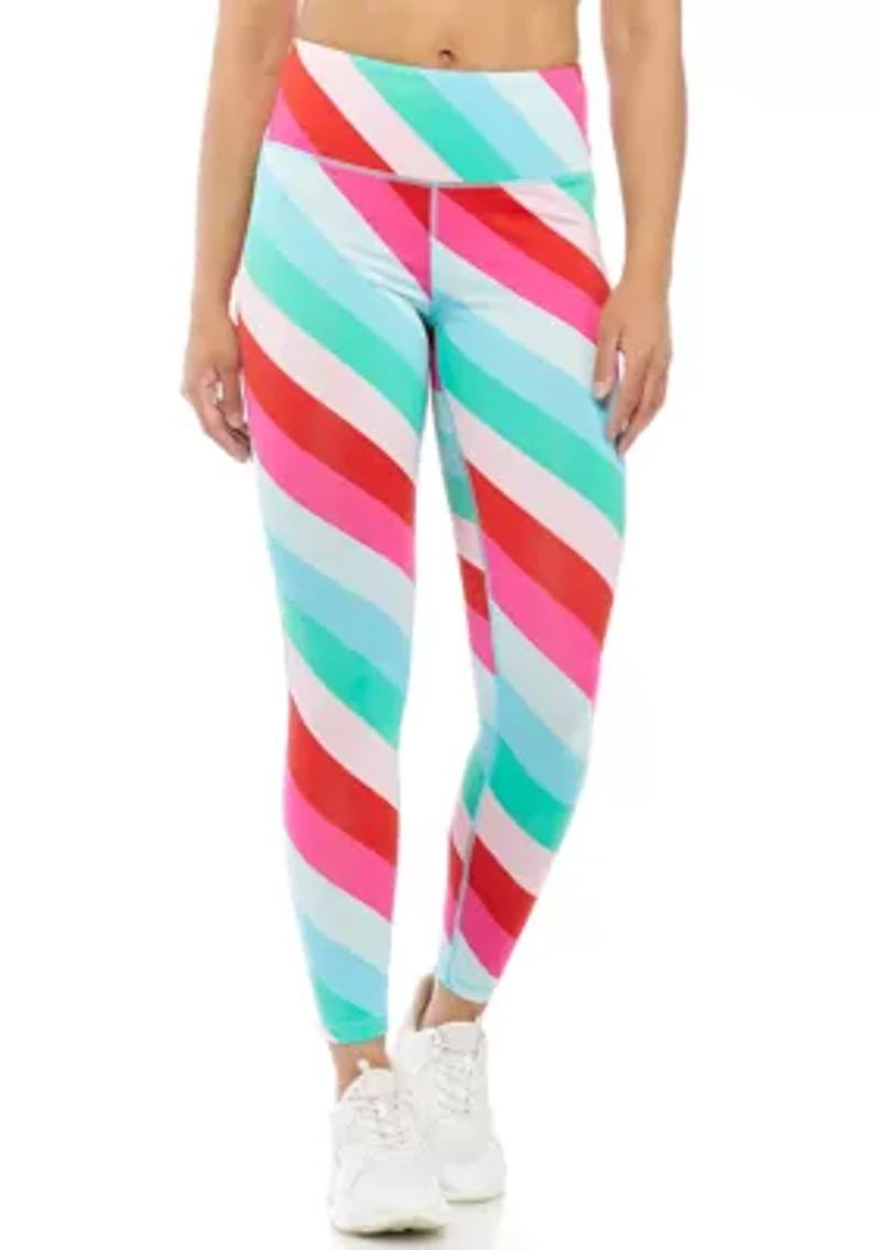 Women's Striped Leggings
