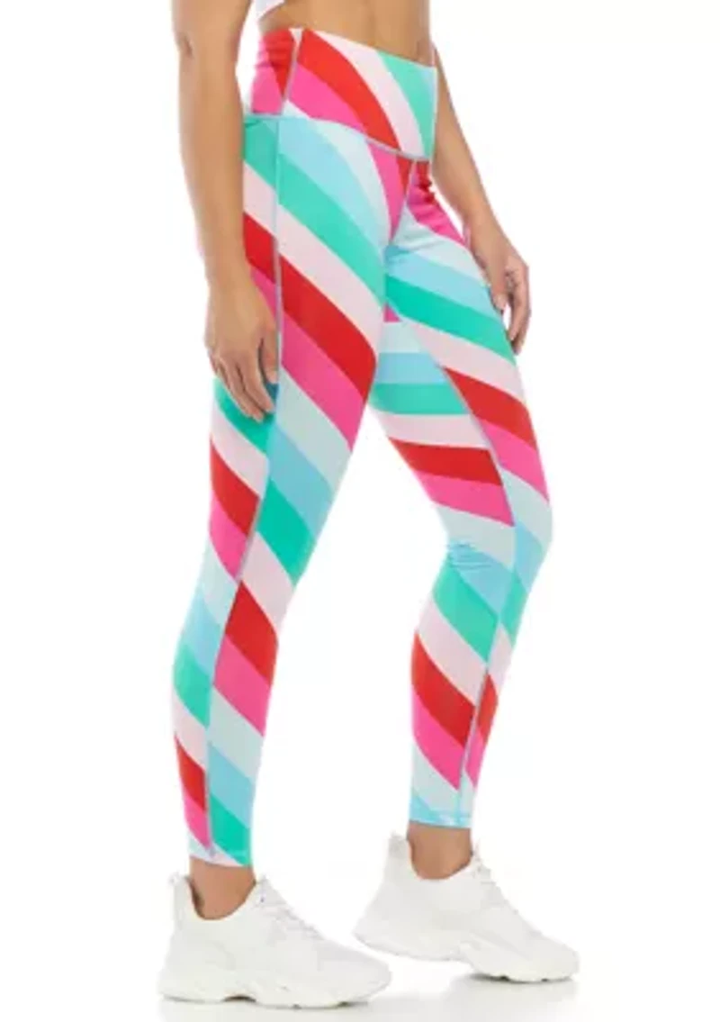 Women's Striped Leggings