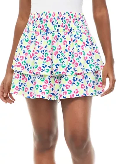 Juniors' Baby Terry Ruffle Skirt