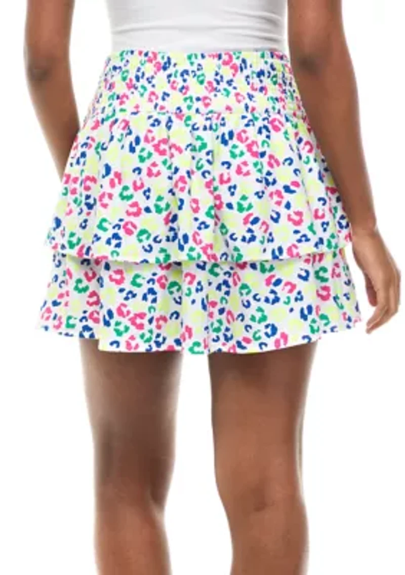 Juniors' Baby Terry Ruffle Skirt