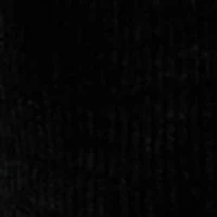 Platinum Velour Rib Full Zip Hoodie with Logo Patch