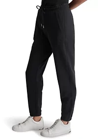 Smocked Waistband Joggers with Pockets