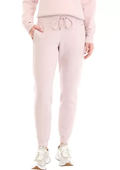 Women's Rhinestone Logo Cuffed Logger Pants