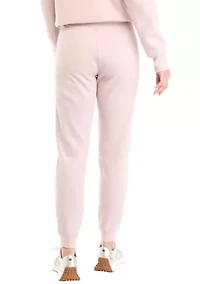 Women's Rhinestone Logo Cuffed Logger Pants