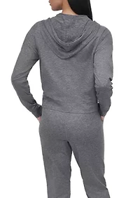 Space Dye Full Zip Hoodie with Pockets