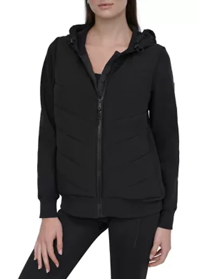 Lightweight Hybrid Full Zip Jacket