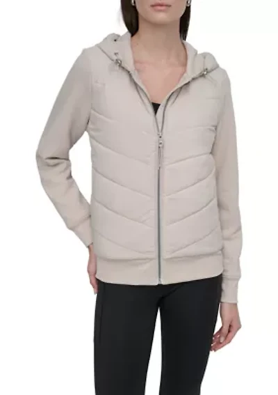 Lightweight Hybrid Full Zip Jacket