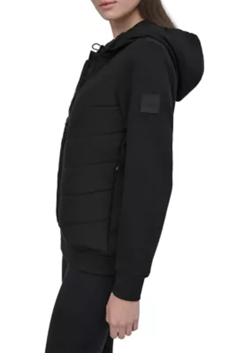 Lightweight Hybrid Full Zip Jacket