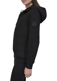 Lightweight Hybrid Full Zip Jacket