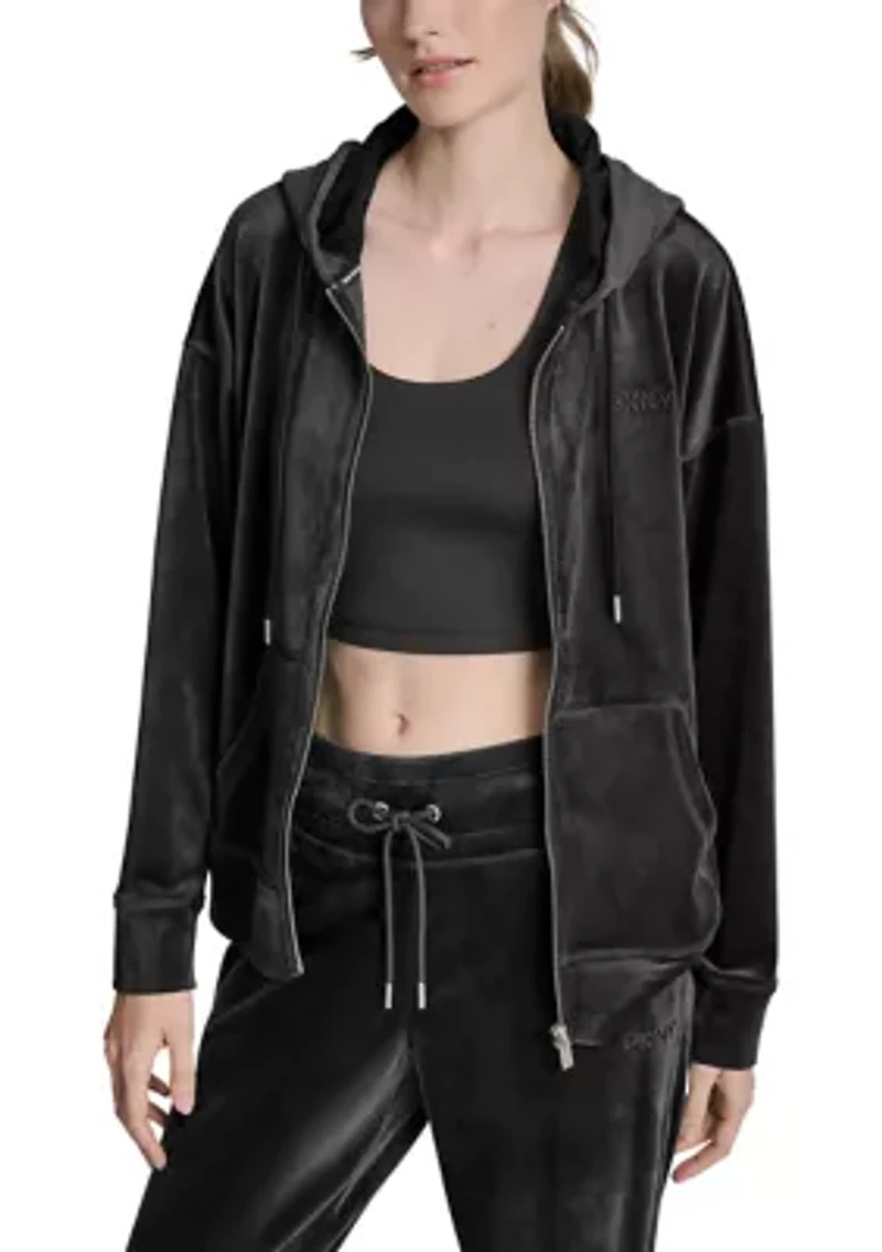 Full Zip Hoodie with HD Logo Embroidery