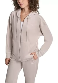 Full Zip Hoodie with HD Logo Embroidery