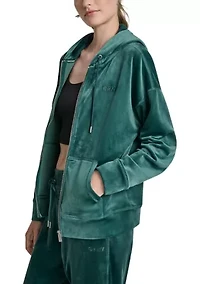 Full Zip Hoodie with HD Logo Embroidery