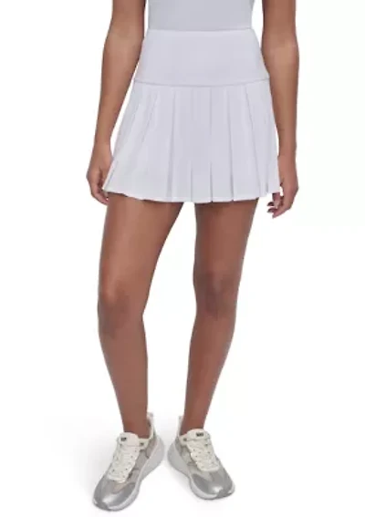 Court Pique Pleated Tennis Skort
