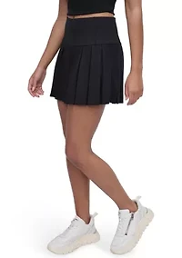 Court Pique Pleated Tennis Skort