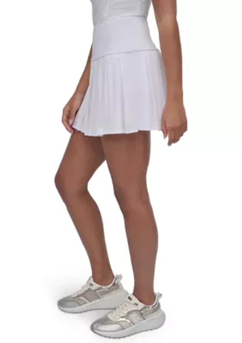 Court Pique Pleated Tennis Skort