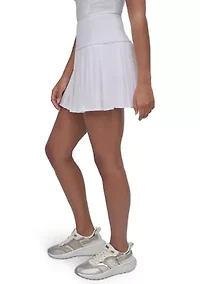 Court Pique Pleated Tennis Skort