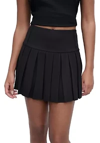 Court Pique Pleated Tennis Skort