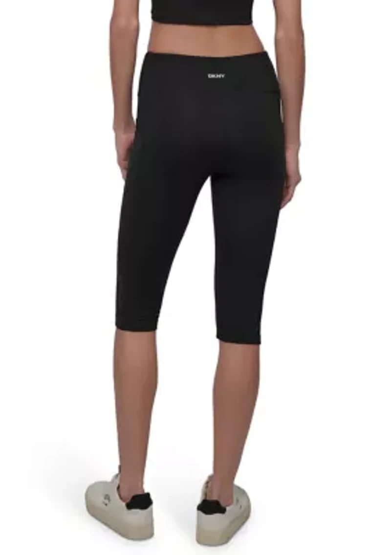 Balance Compression High Waist 16" Mini Capri Pants with Pockets