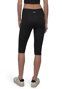 Balance Compression High Waist 16" Mini Capri Pants with Pockets