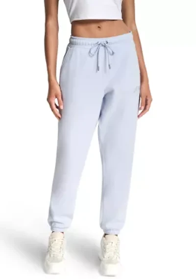 Varsity Embroidered Logo Relaxed Jogger with Pockets