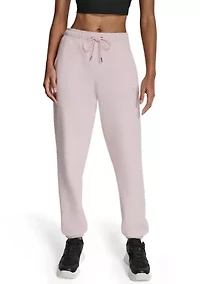 Varsity Embroidered Logo Relaxed Jogger with Pockets