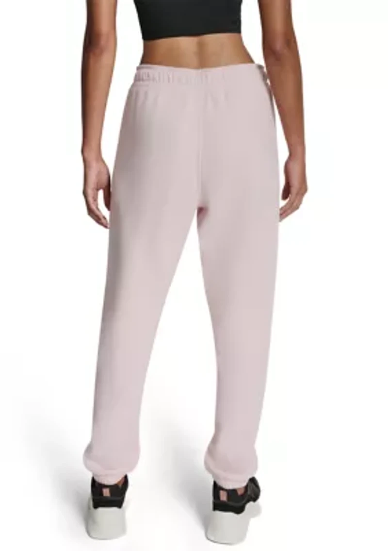 Varsity Embroidered Logo Relaxed Jogger with Pockets