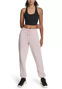 Varsity Embroidered Logo Relaxed Jogger with Pockets