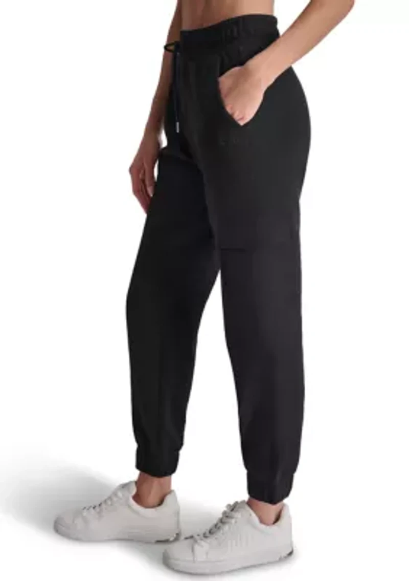 Embroidered Logo Slim Fit Cargo Jogger with Pockets