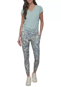 High Waist 7/8 Printed Leggings