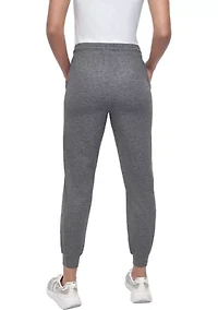 Space Dye High Waist Slim Fit Joggers with Pockets
