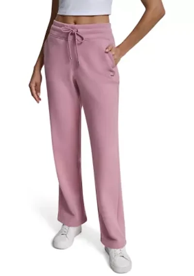 Women's Tonal Patch Logo Track Pants with Pockets