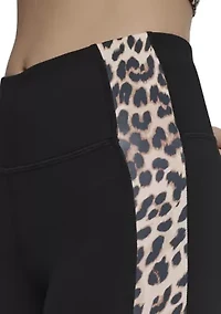 Women's Print Blocked Super High Waist Full Length Leggings