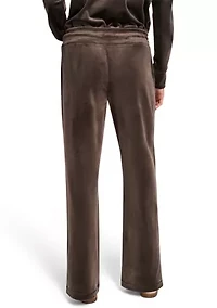 Women's Mid-Rise Track Pants with Logo Embroidery