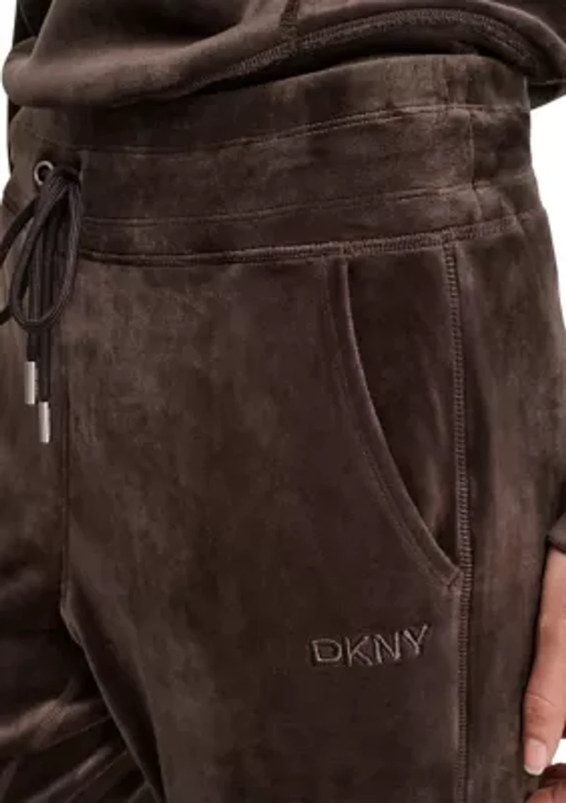 Women's Mid-Rise Track Pants with Logo Embroidery