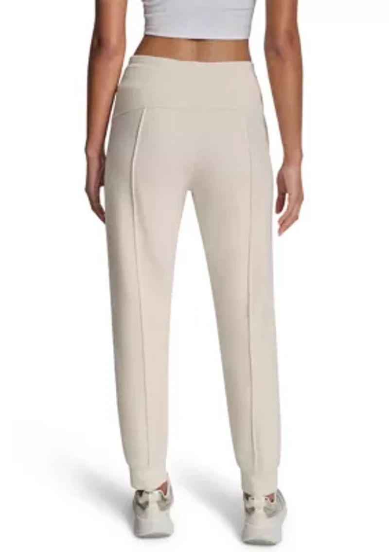 Women's Tonal Embroidered Logo Pintuck Jogger