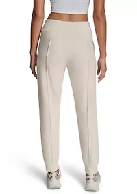 Women's Tonal Embroidered Logo Pintuck Jogger
