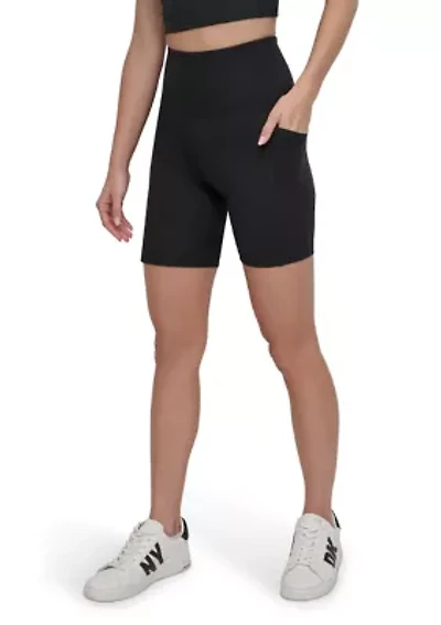 Women's Balance Compression Super High Rise 6" Bike Shorts with Pockets