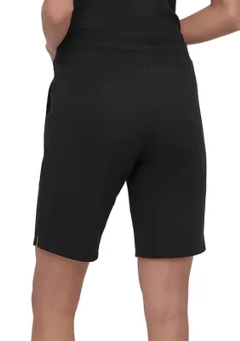 HD Logo 10" Bermuda Shorts with Pockets and Side Vents