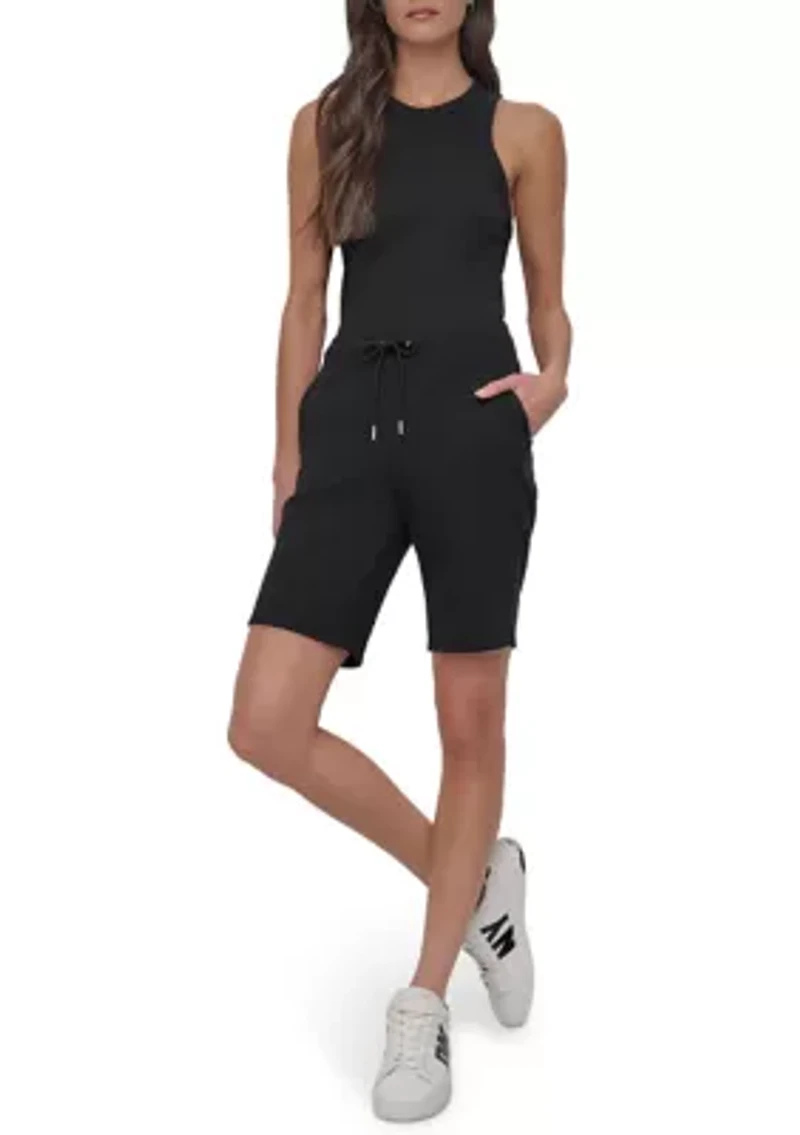 HD Logo 10" Bermuda Shorts with Pockets and Side Vents