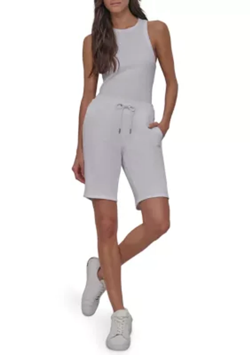 HD Logo 10" Bermuda Shorts with Pockets and Side Vents