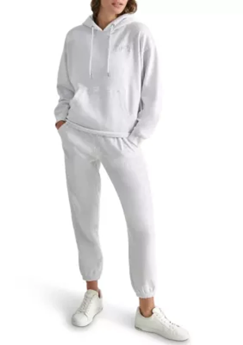 Women's Varsity Embroidered Logo Hoodie